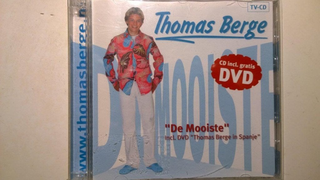 Thomas Berge - De Mooiste (CD + DVD), Ophalen of Verzenden, Zo goed als nieuw, Pop