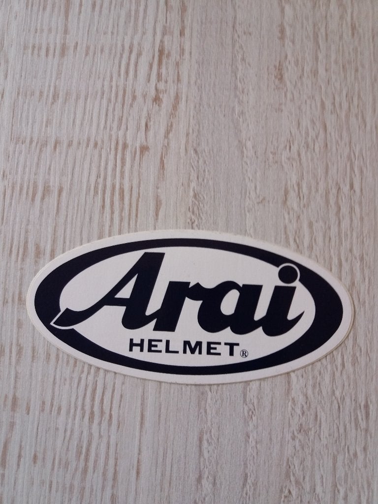 sticker Arai HELMET, Ophalen of Verzenden, Zo goed als nieuw, Overige typen