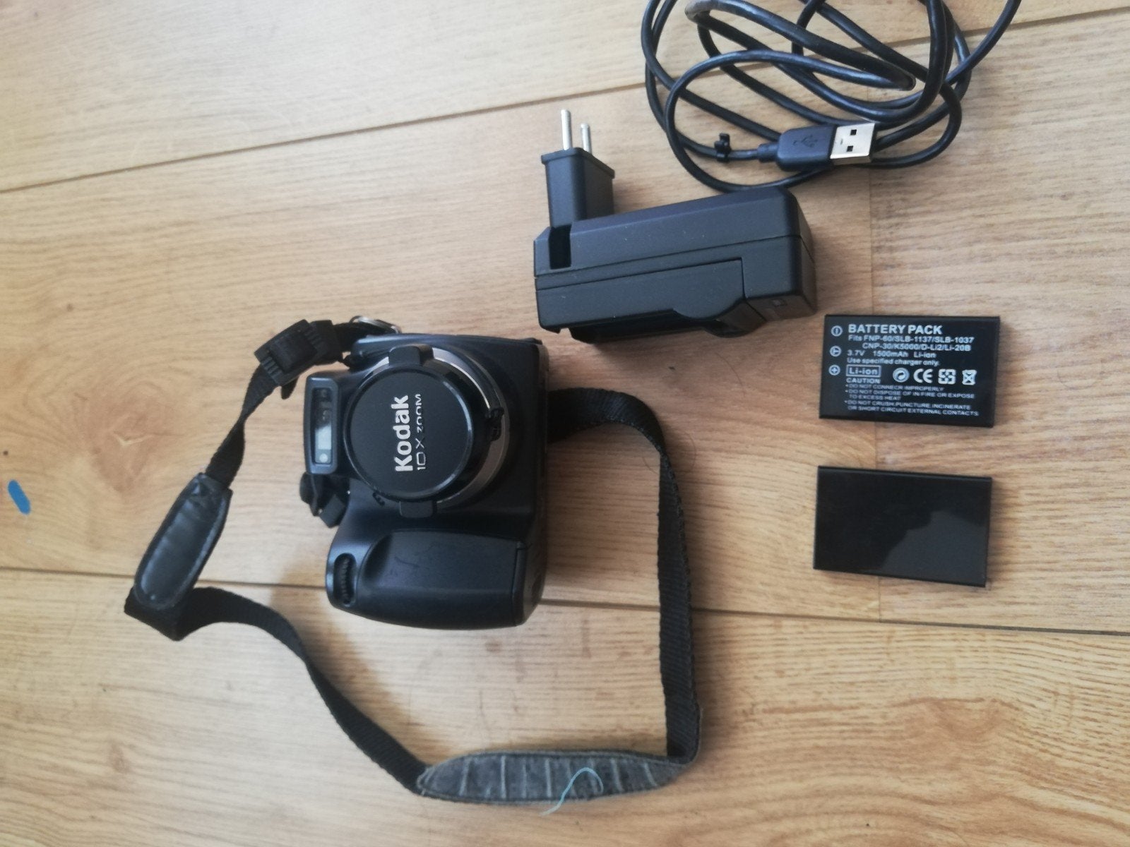 Kodak EasyShare DX7590 digitale camera met accessoires, Ingebouwde flitser, Gebruikt, Ophalen of Verzenden, Kodak