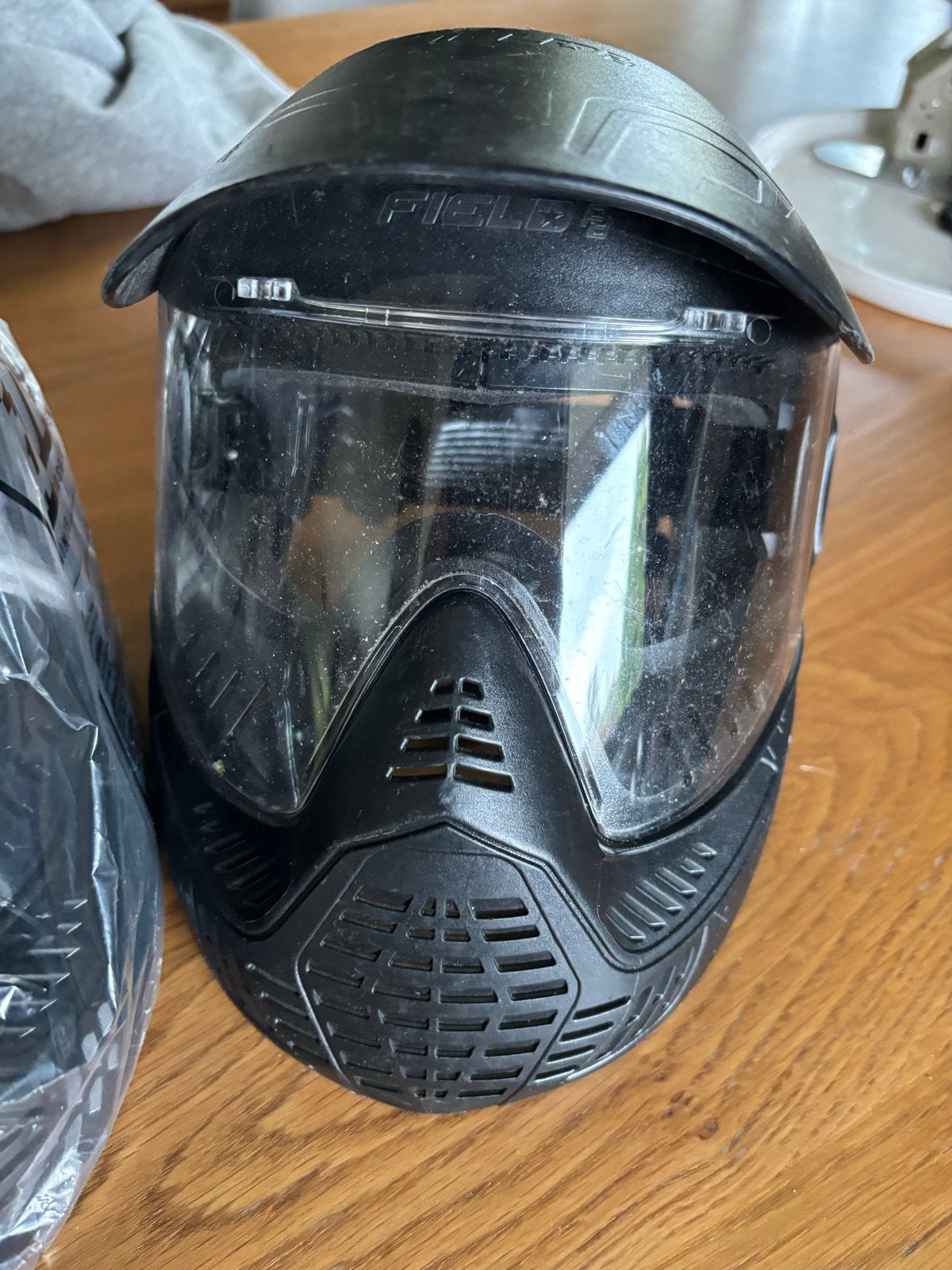 Paintball Masker - Field 2 (Zwart) nieuw en gebruikt 10x, Ophalen of Verzenden, Gebruikt