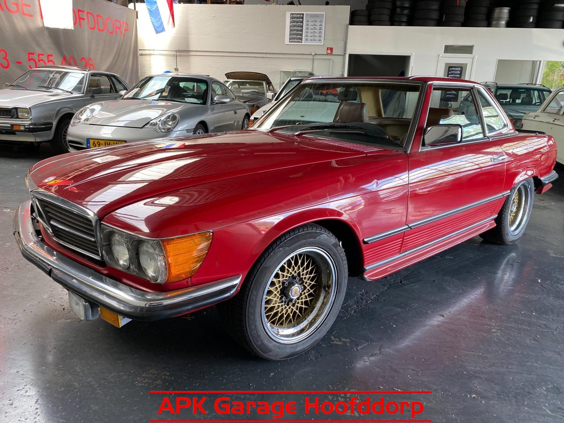 Mercedes-Benz SL-Klasse 500 SL Europese auto, Auto's, 4973 cc, Beige, Cabriolet, Bedrijf