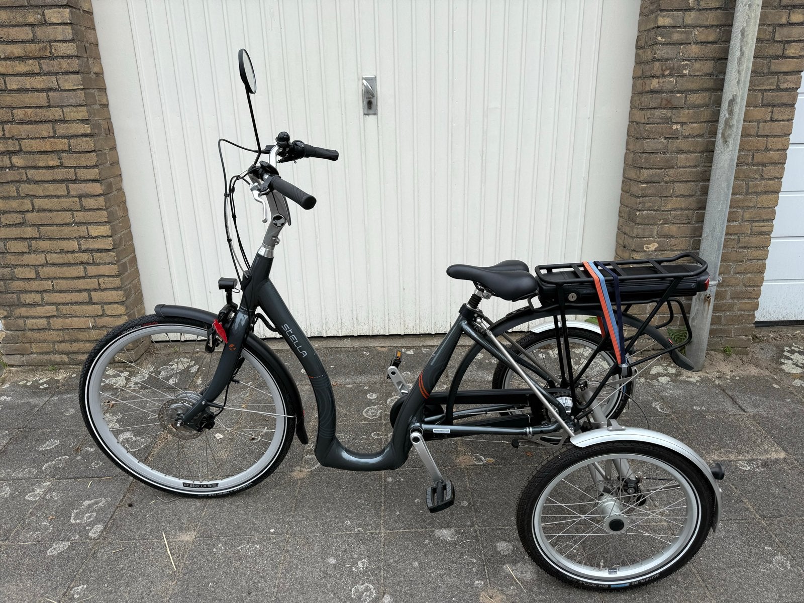 Stella Nantes driewieler e-bike met lage instap, Fietsen en Brommers, Ophalen of Verzenden, Zo goed als nieuw, Schijfrem