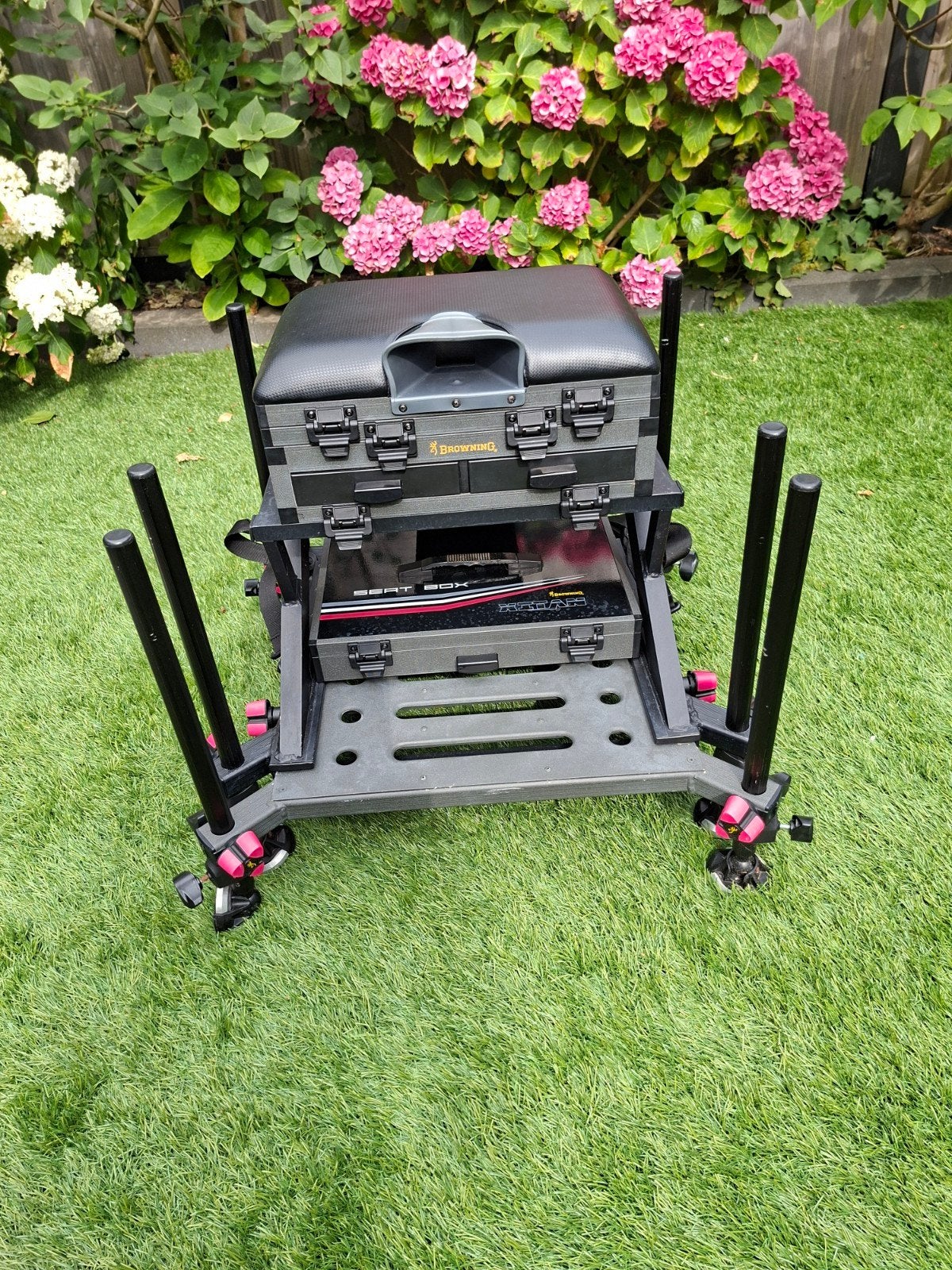 Browning seat box, verstelbare visstoel, Watersport en Boten, Ophalen, Gebruikt, Overige typen