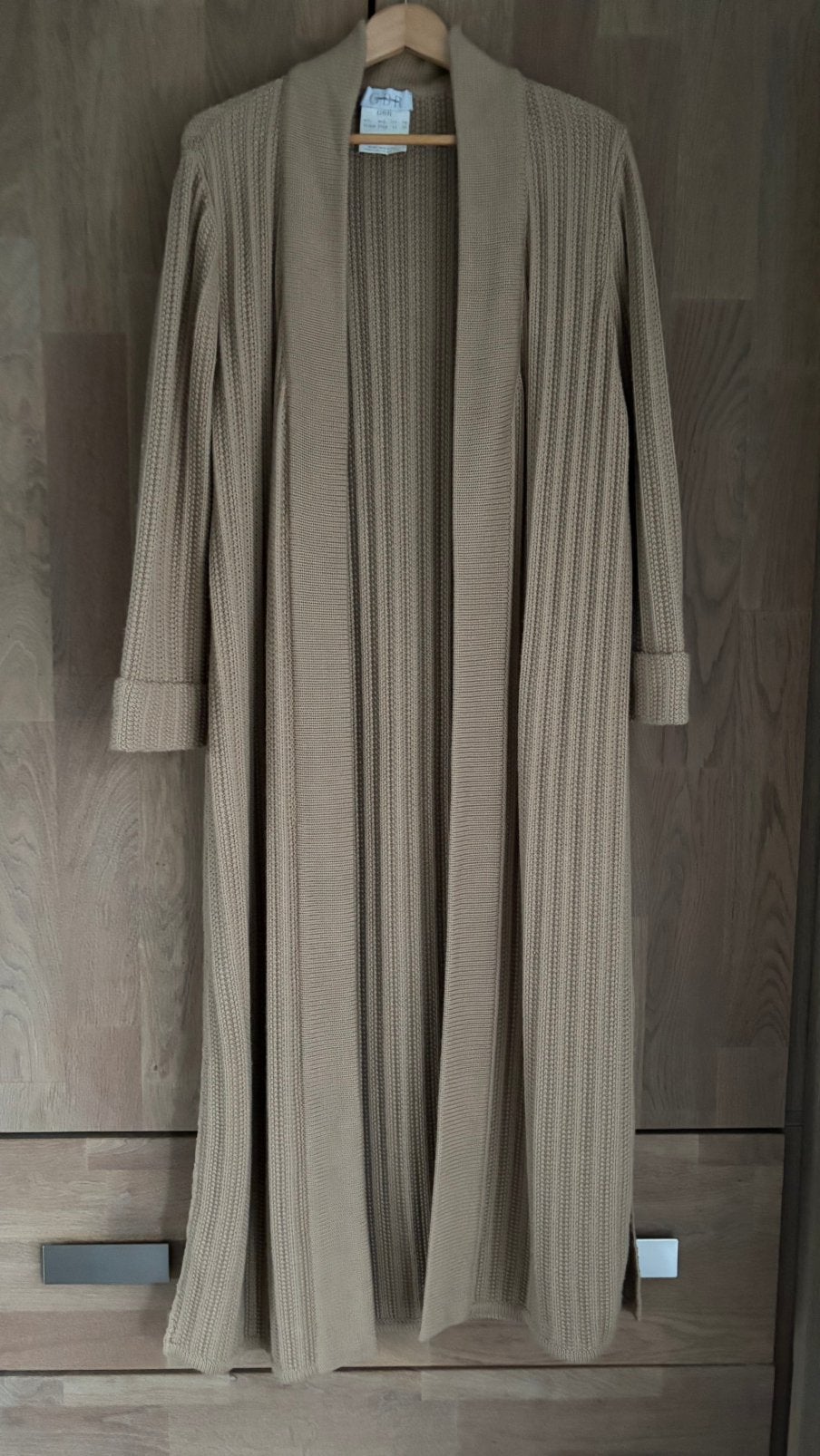 Amper gedragen lange vest/ cardigan ., Ophalen of Verzenden, Zo goed als nieuw, Bruin