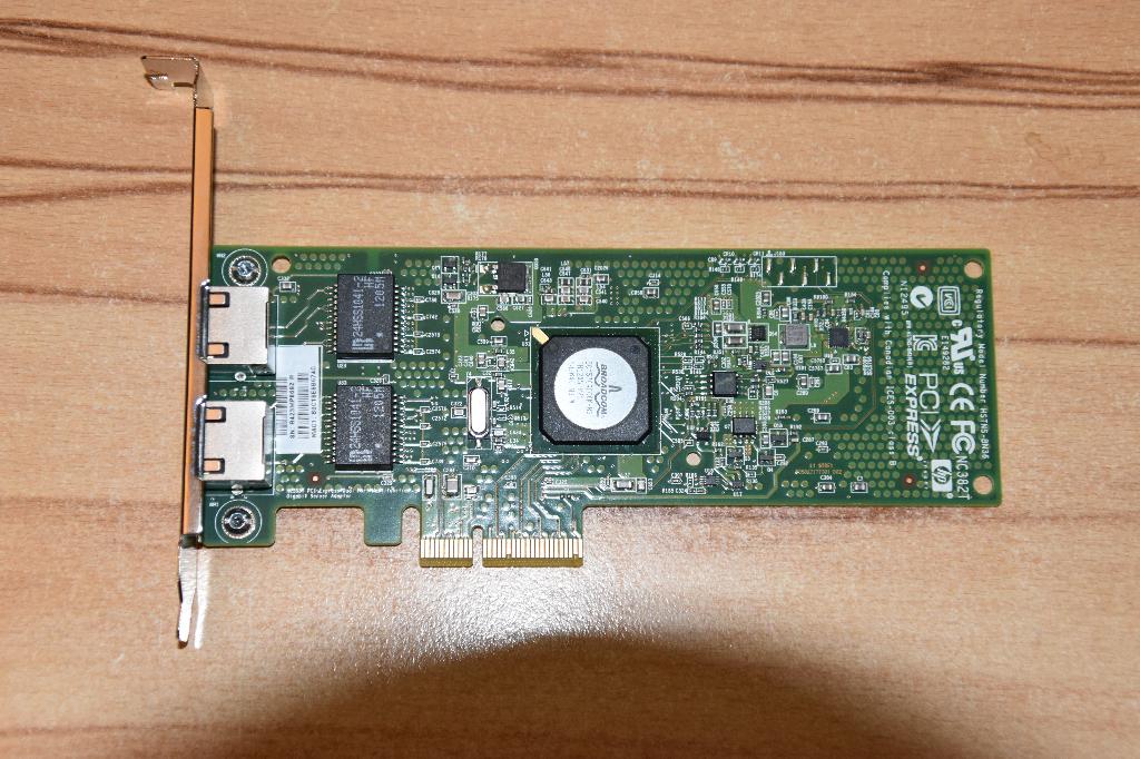 HP NC382T PCI-e Dual Port Gigabit NIC, Computers en Software, Netwerkkaarten, Zo goed als nieuw, Intern, Ophalen of Verzenden