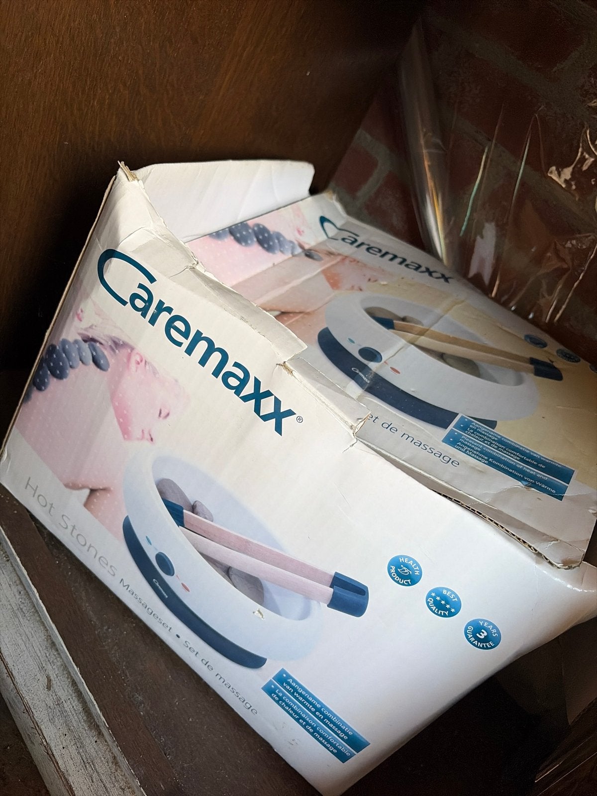 Caremaxx Hot Stone Massage Set, Ophalen of Verzenden, Zo goed als nieuw, Hotstone