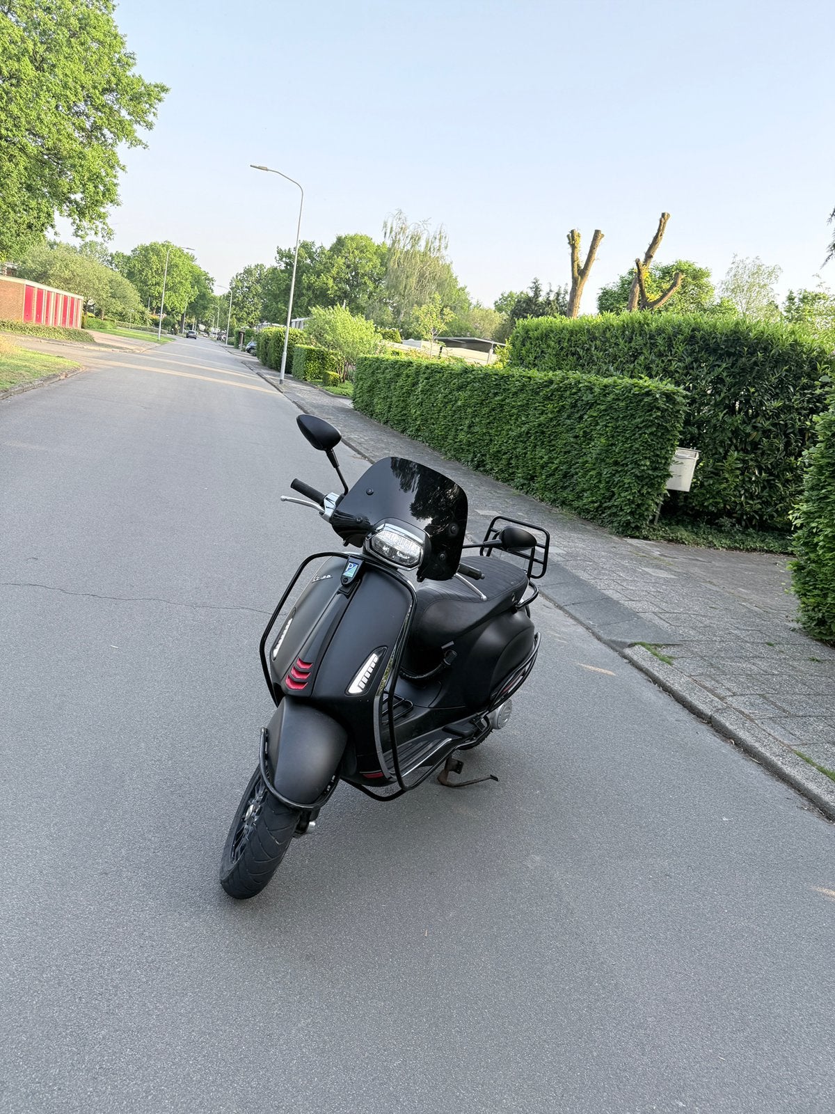Vespa sprint matt zwart 2021 4300km!, Ophalen, Vespa S, Zo goed als nieuw, Benzine