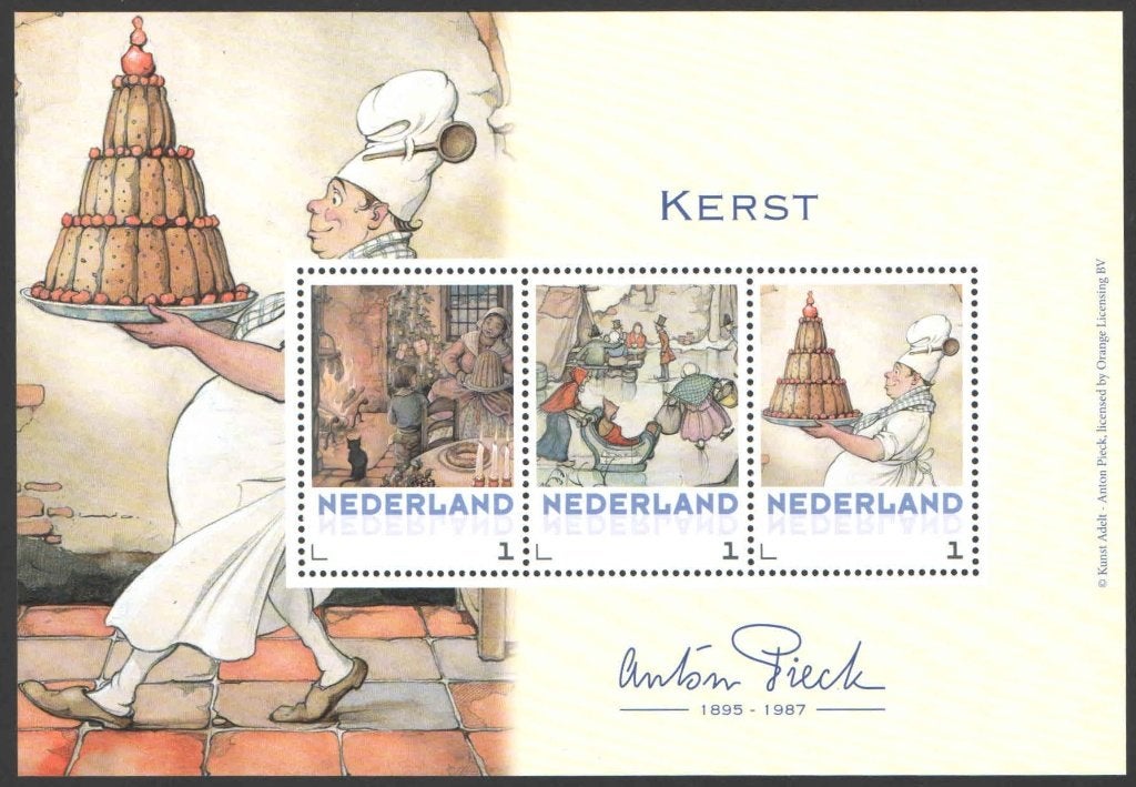 Postzegels Anton Pieck: Kerst, Ophalen of Verzenden, Na 1940, Postfris