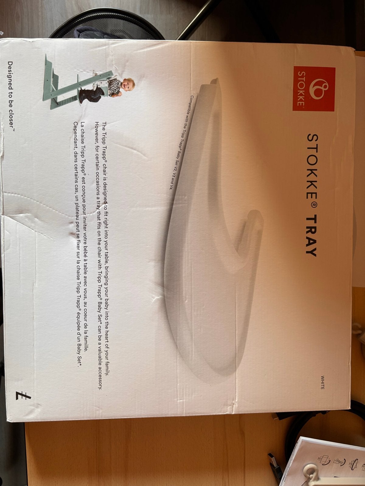Stokke Tray voor Tripp Trapp Baby Set (wit), Ophalen of Verzenden, Zo goed als nieuw, Overige typen