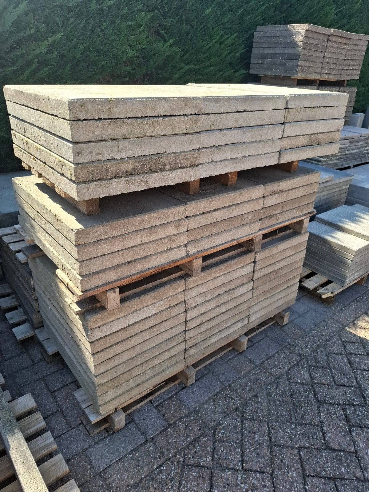 13m² nette betontegels 60x40, Tuin en Terras, Ophalen