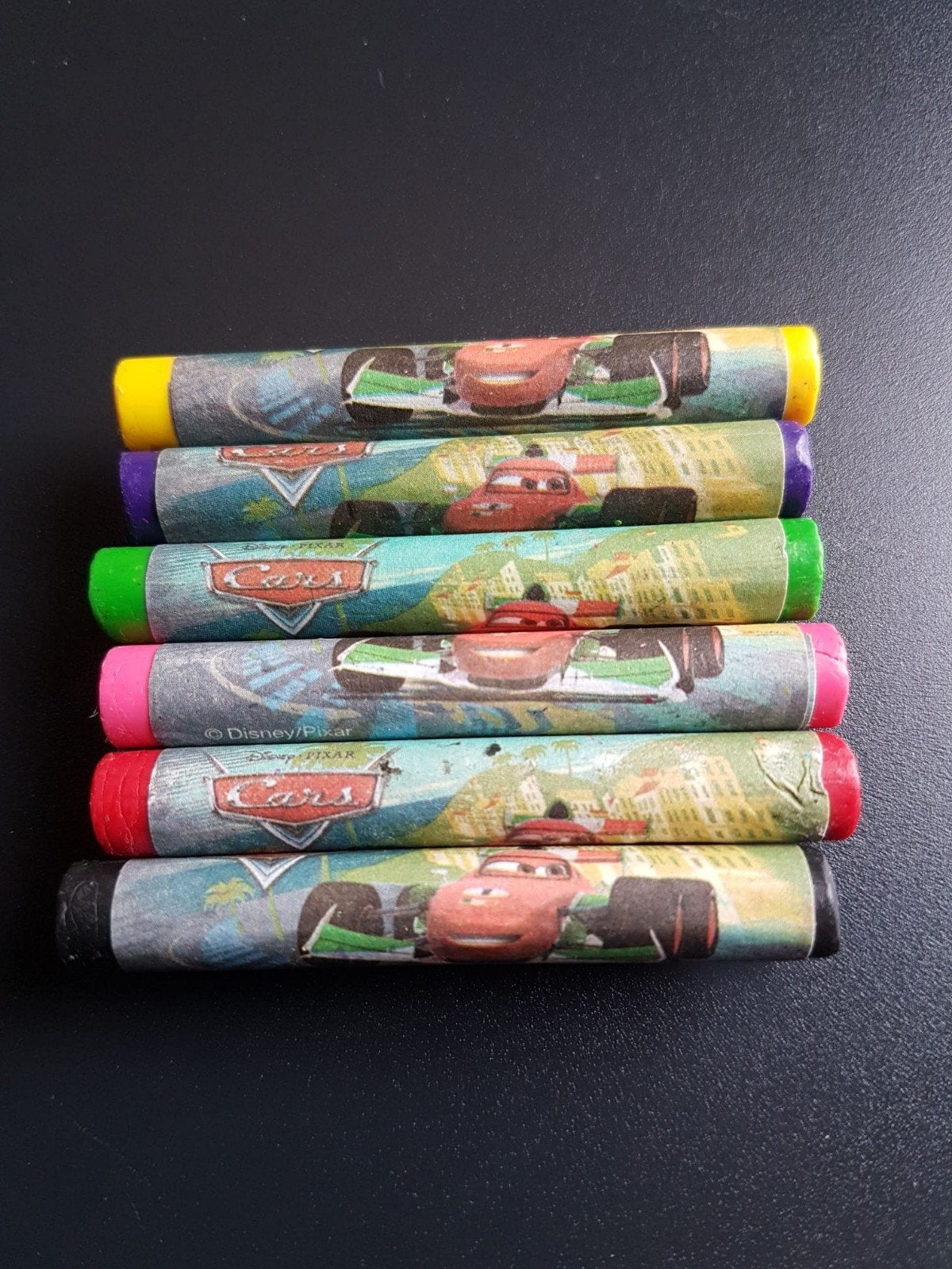 Set van 6 Cars wascokrijtjes. Leuk voor kleine kunstenaars!, Ophalen of Verzenden, Zo goed als nieuw, Overige typen