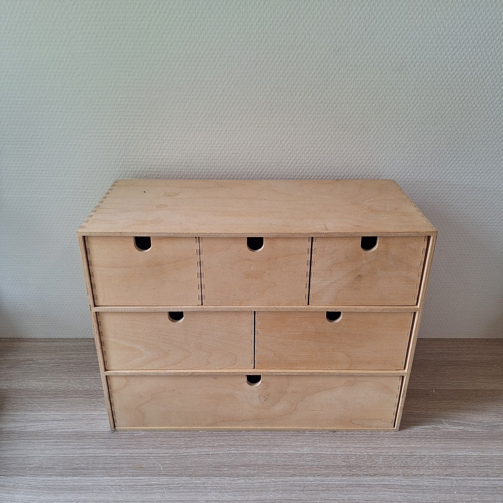 Ikea Moppe houten mini ladekast 42x18,5x32 cm, Ophalen of Verzenden, Zo goed als nieuw