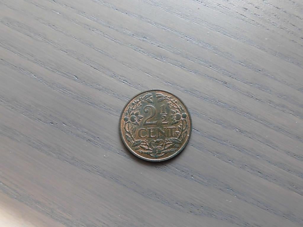 munt: 2,5 cent 1941, Postzegels en Munten, Munten | Nederland, Ophalen of Verzenden, Koningin Wilhelmina, Overige waardes