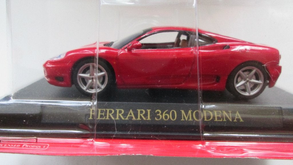 Ferrari 360 Modena rood in blister 1:43, Ophalen of Verzenden, Nieuw, Auto, Overige merken