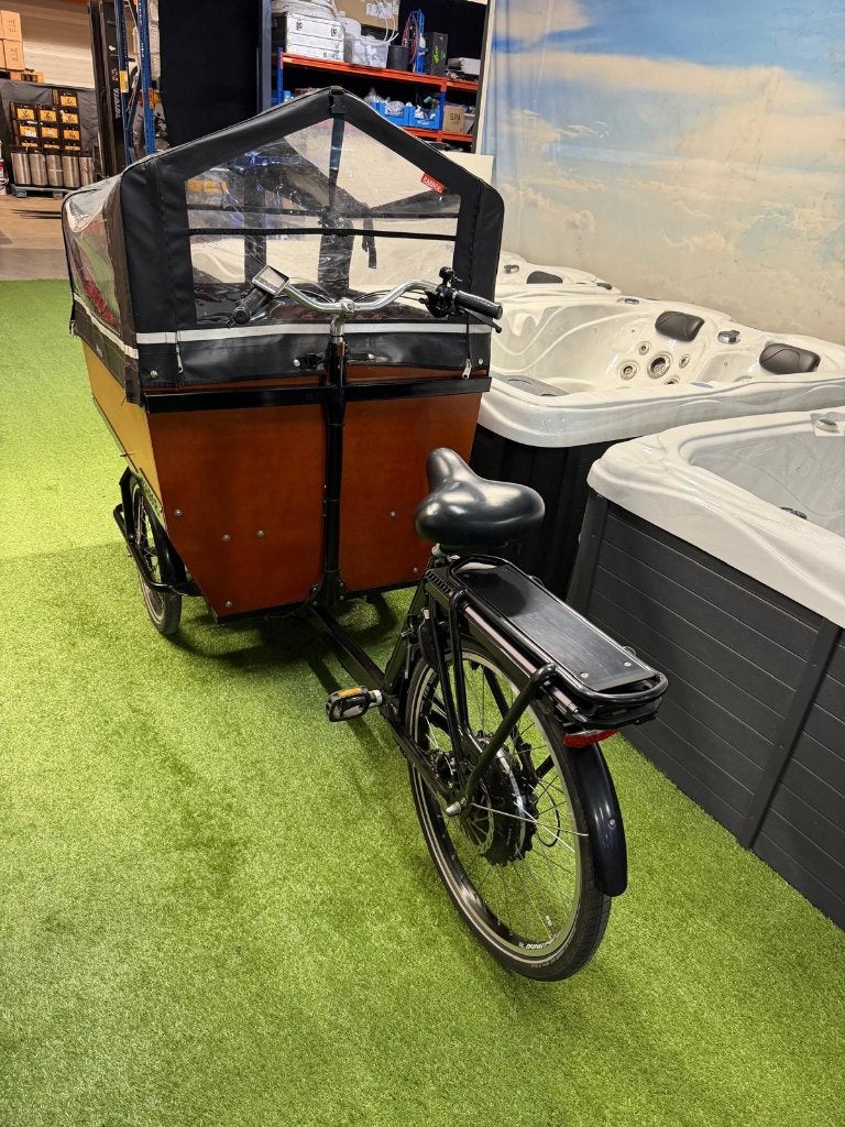 Te koop: Babboe bakfiets, Fietsen en Brommers, Fietsen | Bakfietsen, 4 kinderen of meer, Gebruikt, Huif, Ophalen
