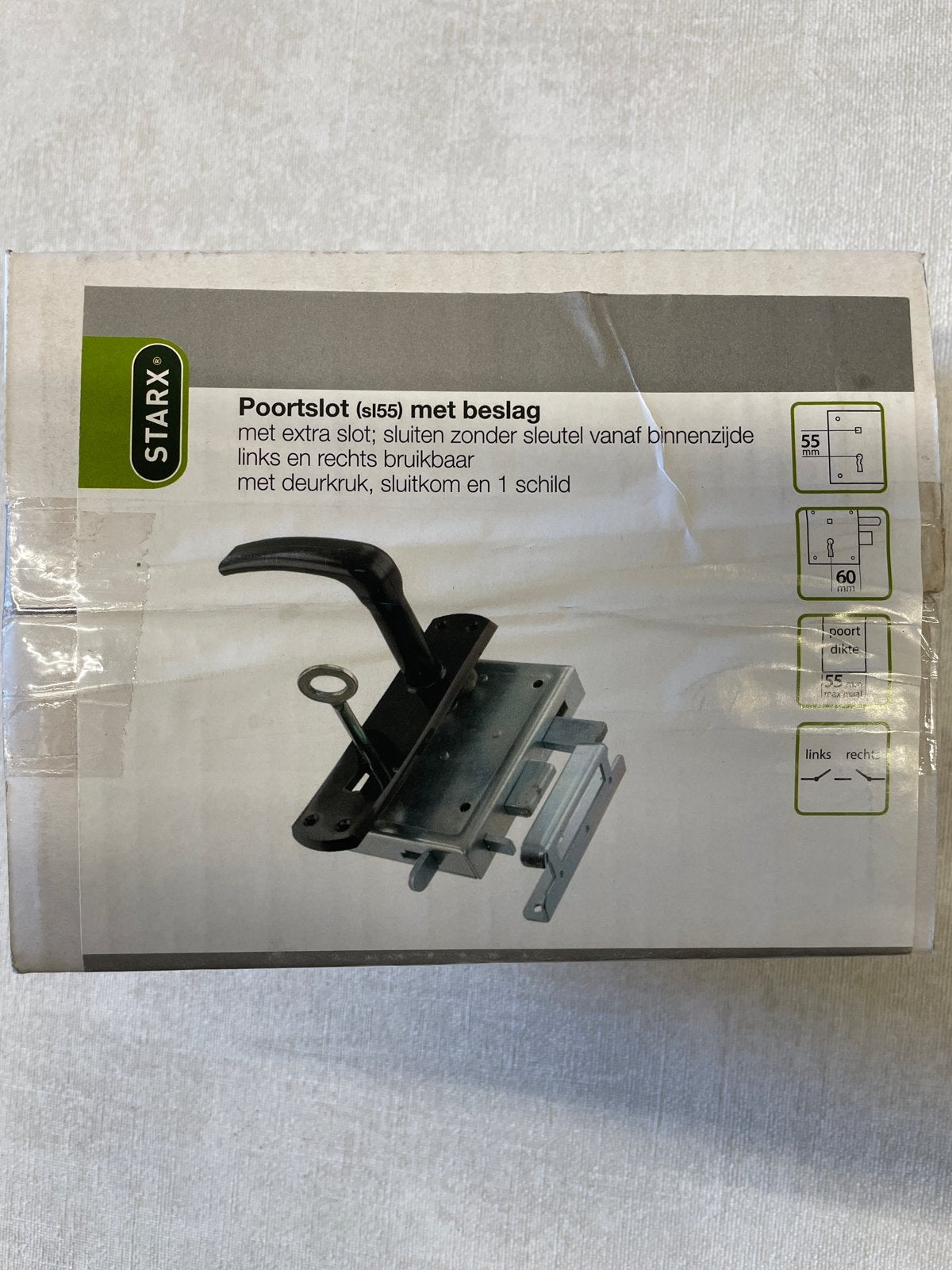 Starx Poortslot (sl55) met beslag - Nieuw, Overige materialen, Onbekend, Nieuw, Ophalen of Verzenden