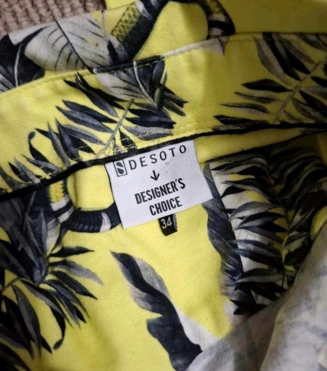 Desoto Designer's Choice Blouse Geel  Maat 34, Geel, Ophalen of Verzenden, Zo goed als nieuw, Maat 34 (XS) of kleiner