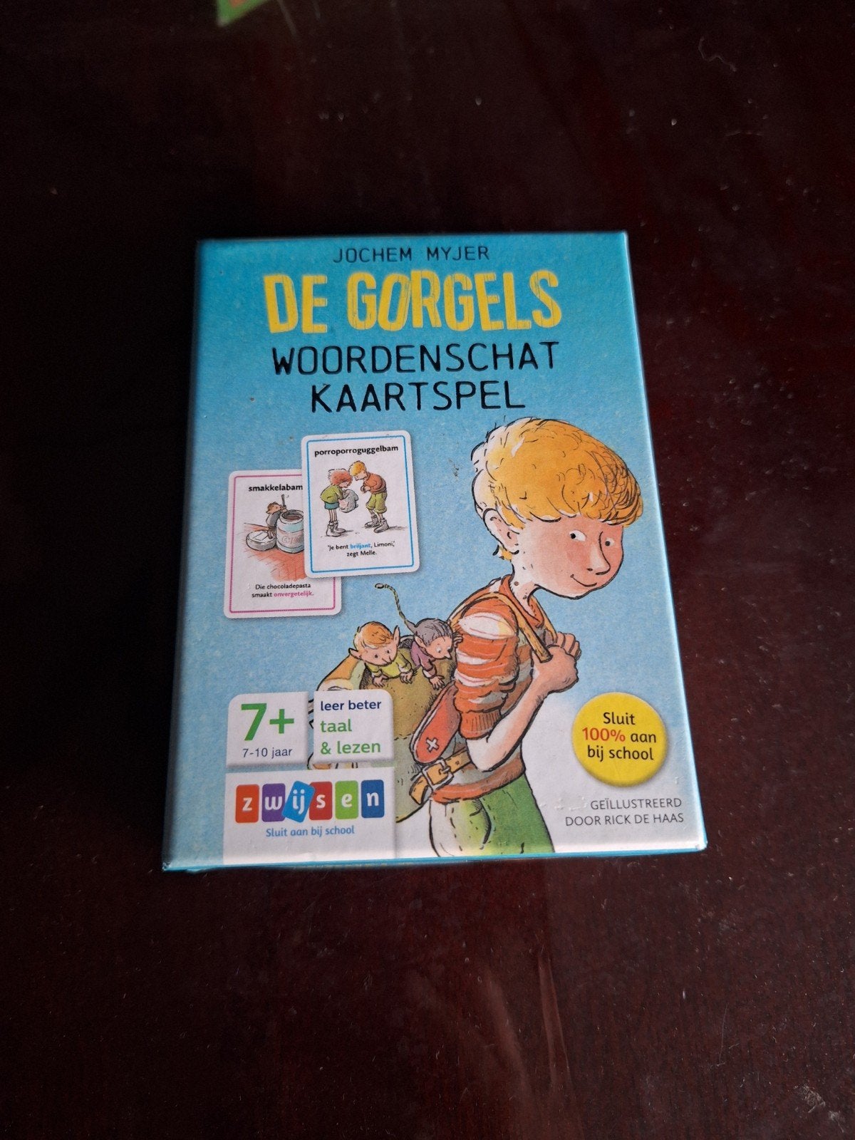 Jochem Myjer De Gorgels Woordenschat Kaartspel, Een of twee spelers, Ophalen of Verzenden, Zo goed als nieuw, Zwijsen