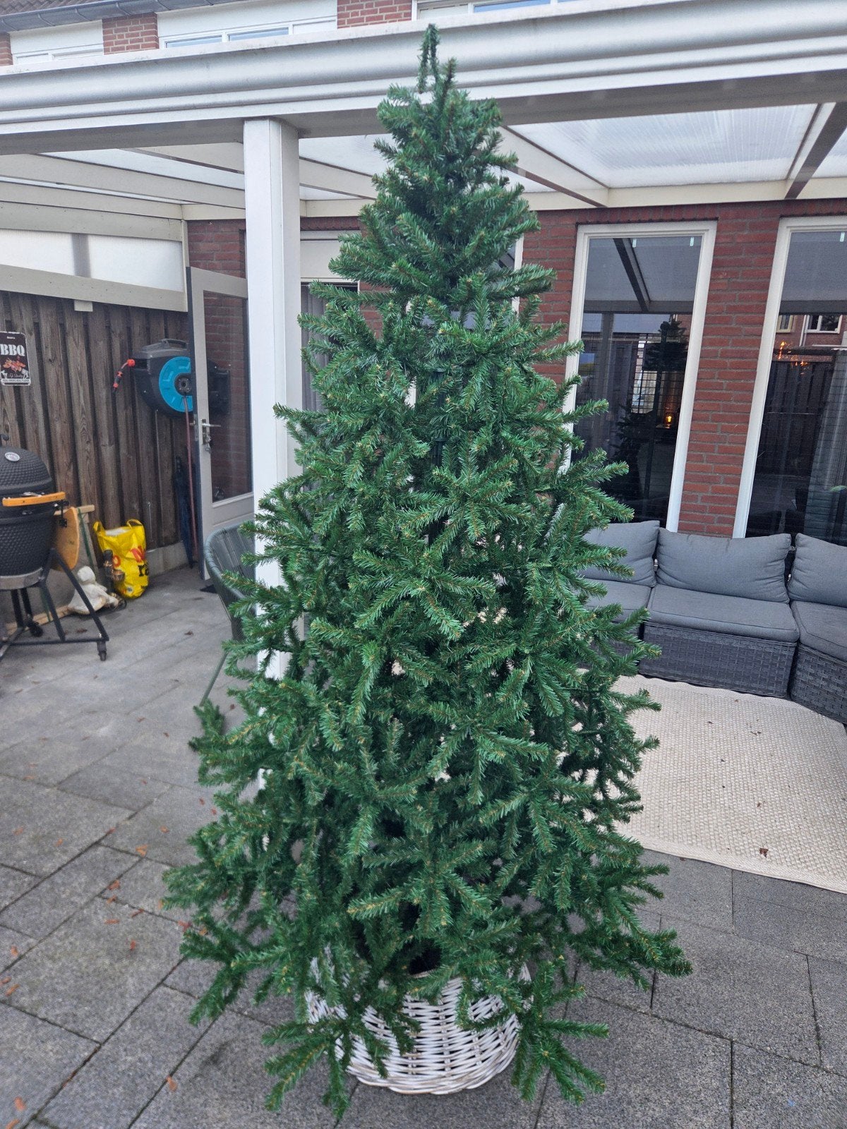 kunst kerstboom, Ophalen of Verzenden, Zo goed als nieuw