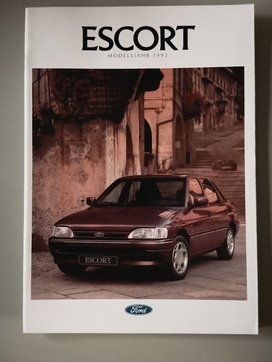 Ford Escort Modelljahr 1992 o.a. Cabrio 1991 / 1992 36 pag, Verzenden, Zo goed als nieuw, Ford