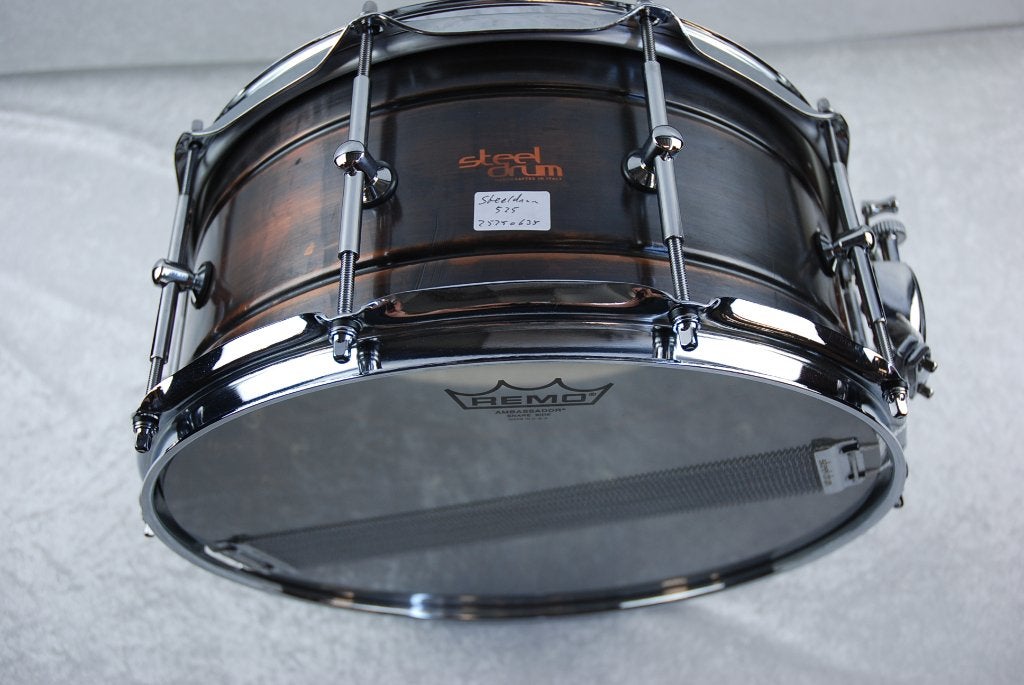 NIEUW!  Steeldrum Brass black nickle nieuw met tas 14x5,5", Muziek en Instrumenten, ., Drums of Percussie, Nieuw, Ophalen of Verzenden