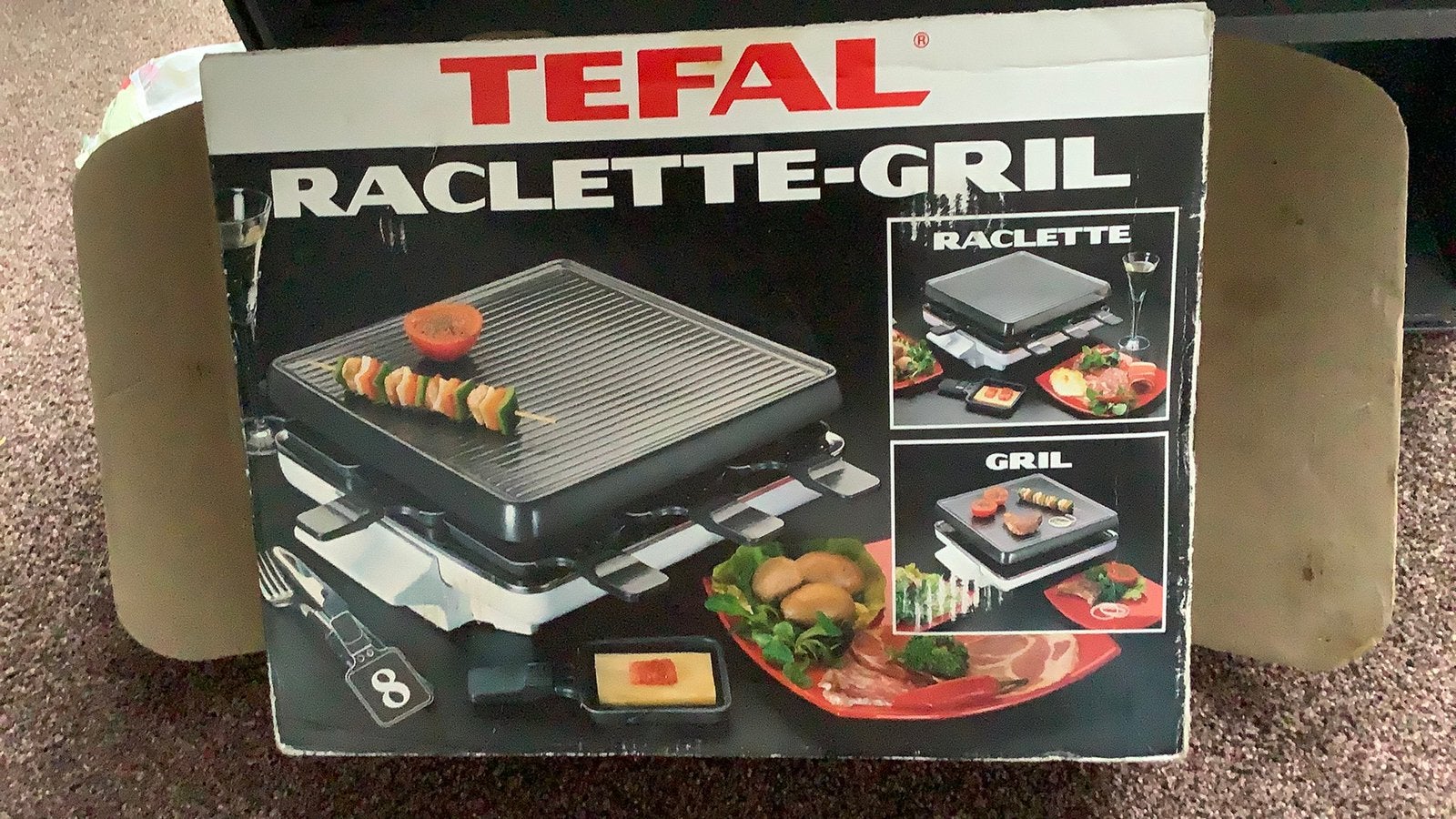 Goumetstel merk tefal, Ophalen of Verzenden, Zo goed als nieuw, 4 t/m 7 personen