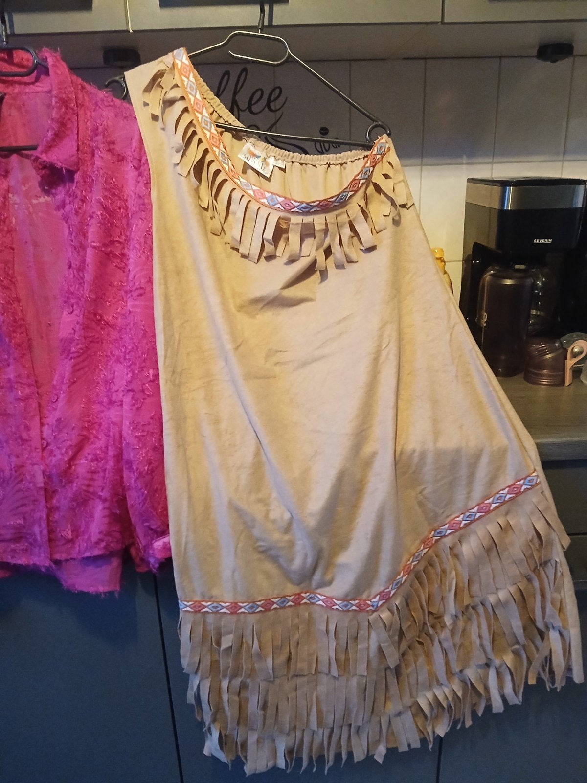 Carnavalskleding Indianenjurk, roze blouse, camouflage o, Kleding | Dames, Ophalen, Carnaval, Maat 42/44 (L), Diverse