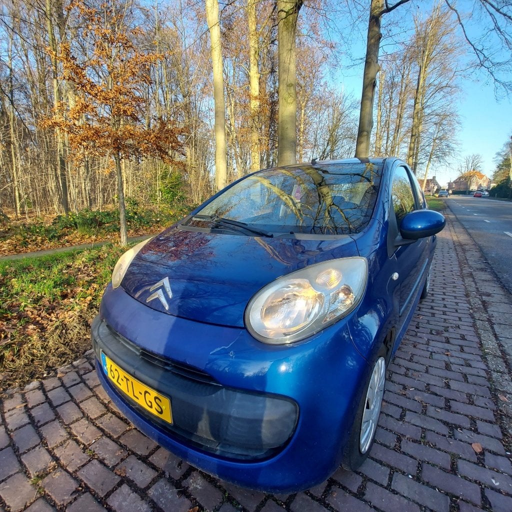 Citroën C1 1.0 3-DRS 2006 Blauw, Auto's, Voorwielaandrijving, Stof, 765 kg, C1