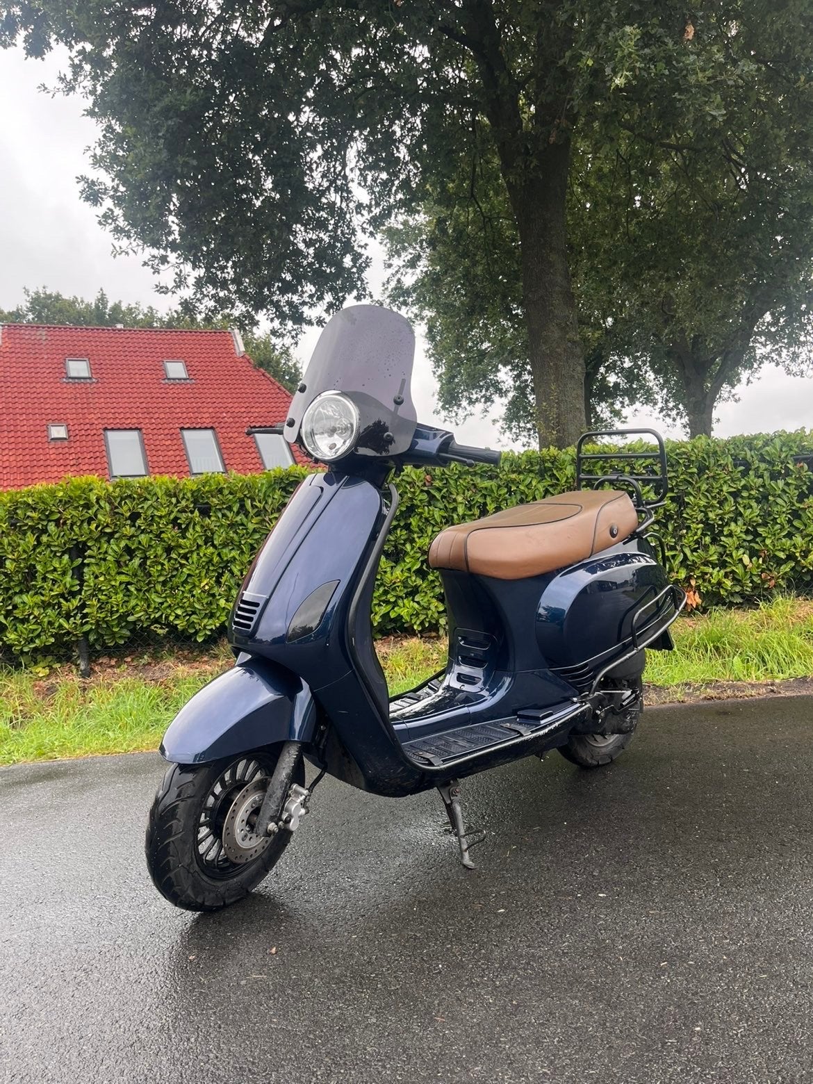 Nette AGM vx50 scooter - Blauw vespa, Ophalen, Gebruikt, Benzine, Overige merken