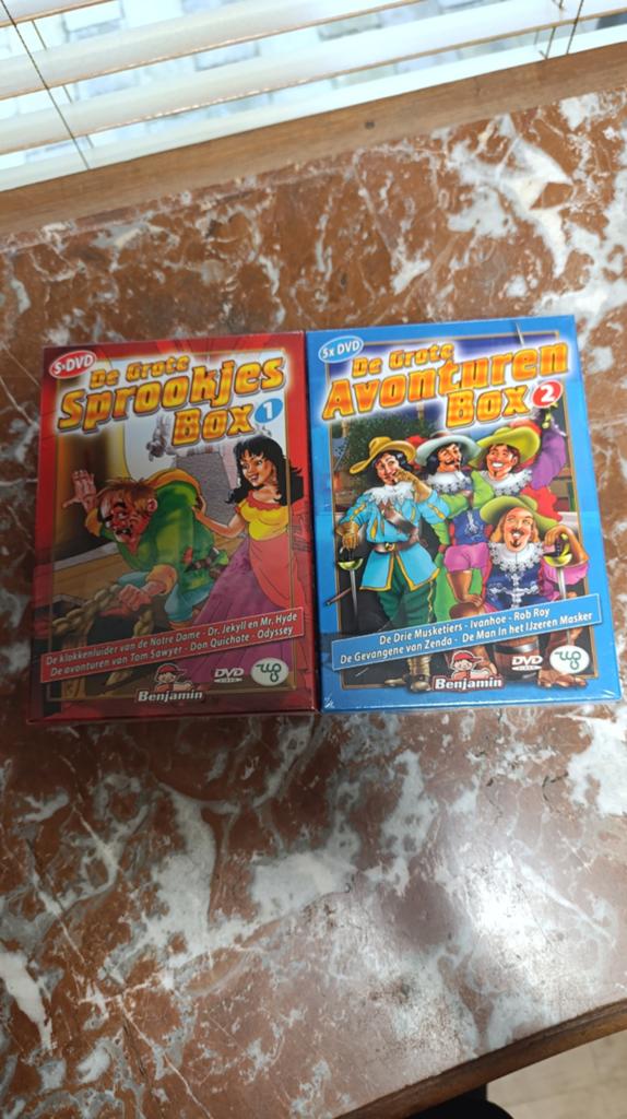 De Grote Sprookjesbox & Avonturenbox DVD's - Geseald, Avontuur, Alle leeftijden, Ophalen of Verzenden, Nieuw in verpakking