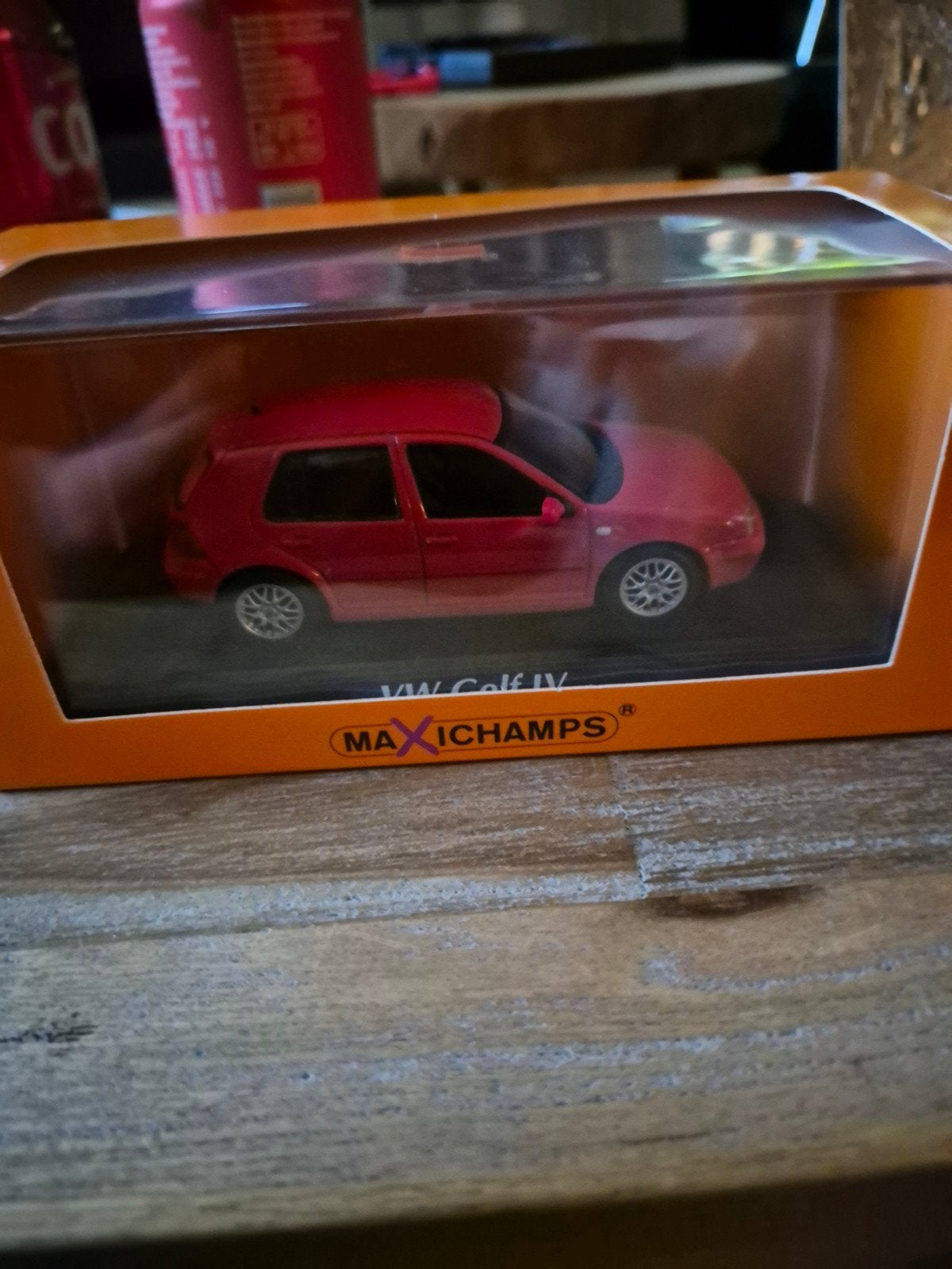 Maxichamps VW Golf 4 GTI Rood 1:43 - Nieuw in doosje, Ophalen of Verzenden