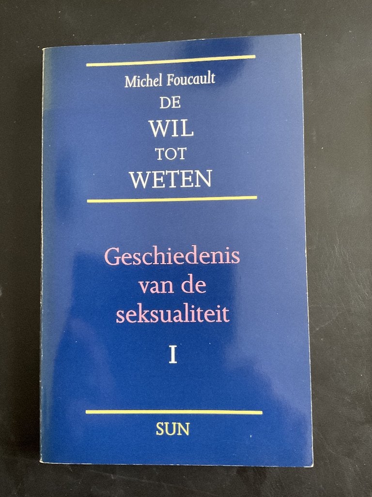 De wil tot weten. Geschiedenis van de seksualiteit 1, Gelezen, Michel Foucault, Ophalen of Verzenden, Cultuurfilosofie