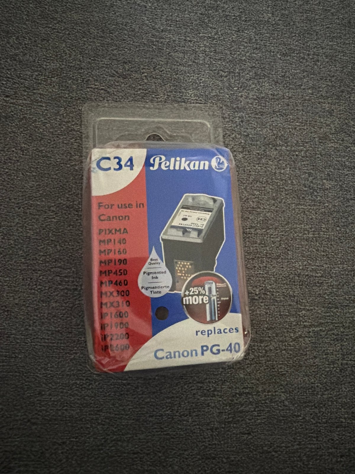 Pelikan C34 Inktcartridge voor Canon Pixma printers, Verzenden, Nieuw, Cartridge