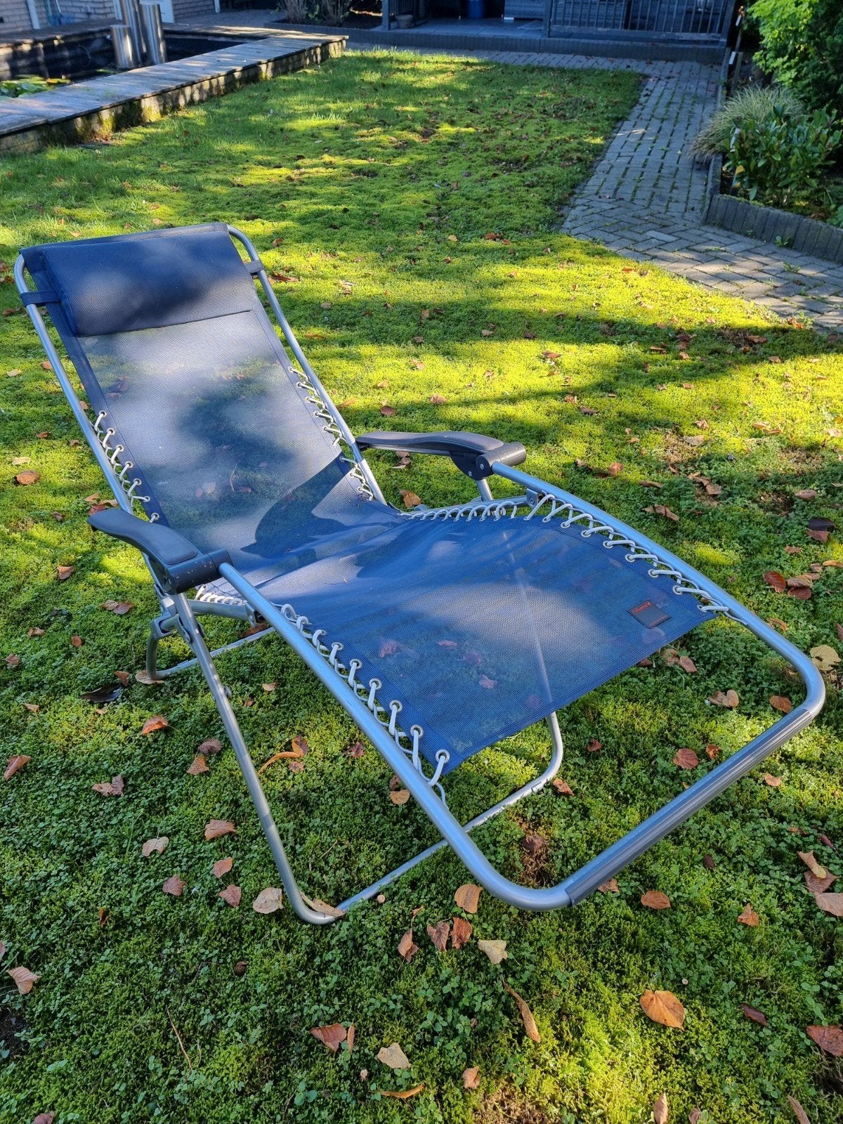 2 Lafuma Relaxstoelen -  geheel verstelbaar, Ophalen, Gebruikt, Metaal, Inklapbaar