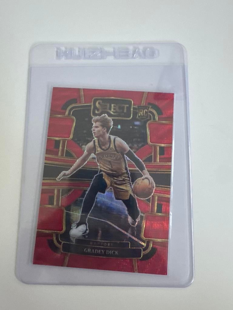 Gradey Dick Panini Select RC Concourse Red Prizm, Ophalen of Verzenden, Zo goed als nieuw, Losse kaart