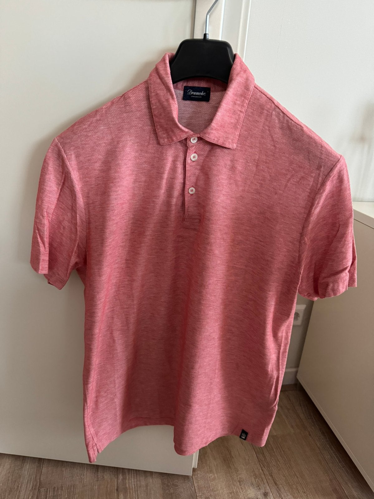 Drumohr polo | maat large, Ophalen of Verzenden, Zo goed als nieuw, Maat 52/54 (L), Blauw