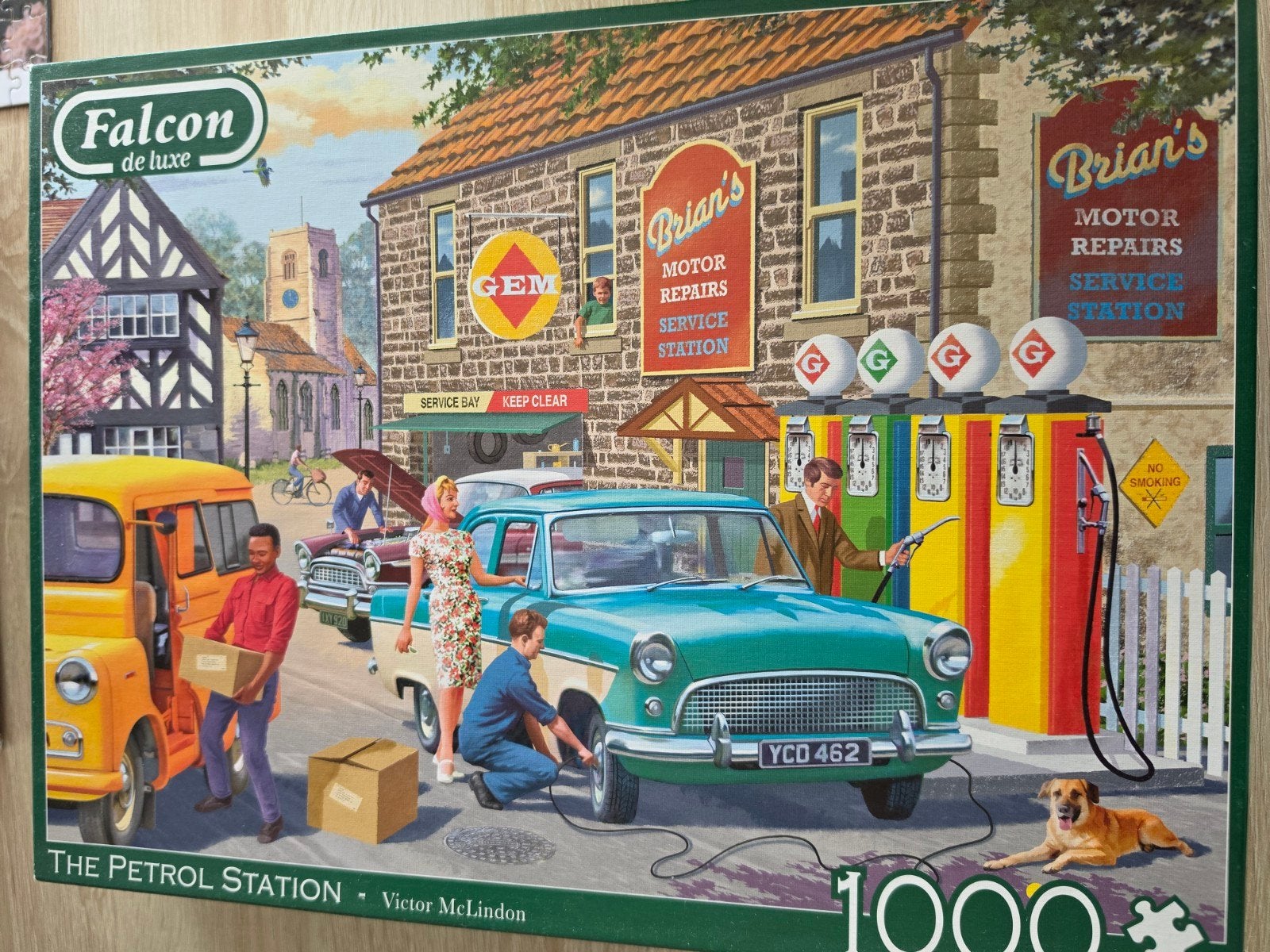 The Petrol Station FALCON 1000 st, Ophalen, 500 t/m 1500 stukjes, Zo goed als nieuw