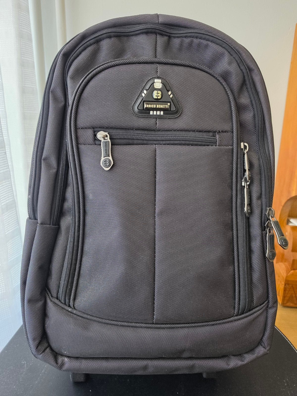 Laptop rugzak met ingebouwde wielen, Computers en Software, Laptoptassen, 15 inch, Grijs, Nieuw, Ophalen of Verzenden