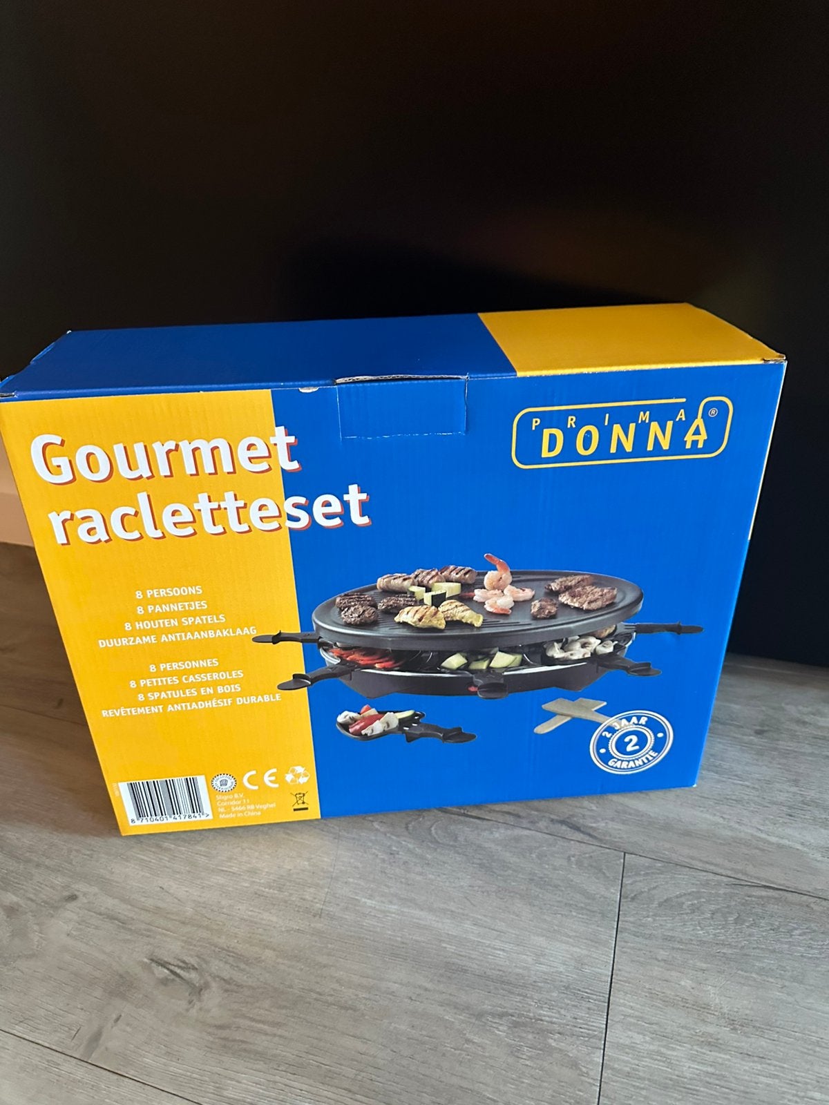 Gourmetset 8 personen nieuw in doos!, Ophalen of Verzenden, Nieuw, 8 personen of meer