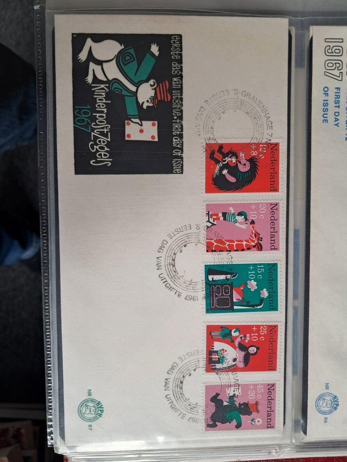 Kinderpostzegels 1967 - Eerste Dag Uitgifte, Ophalen of Verzenden