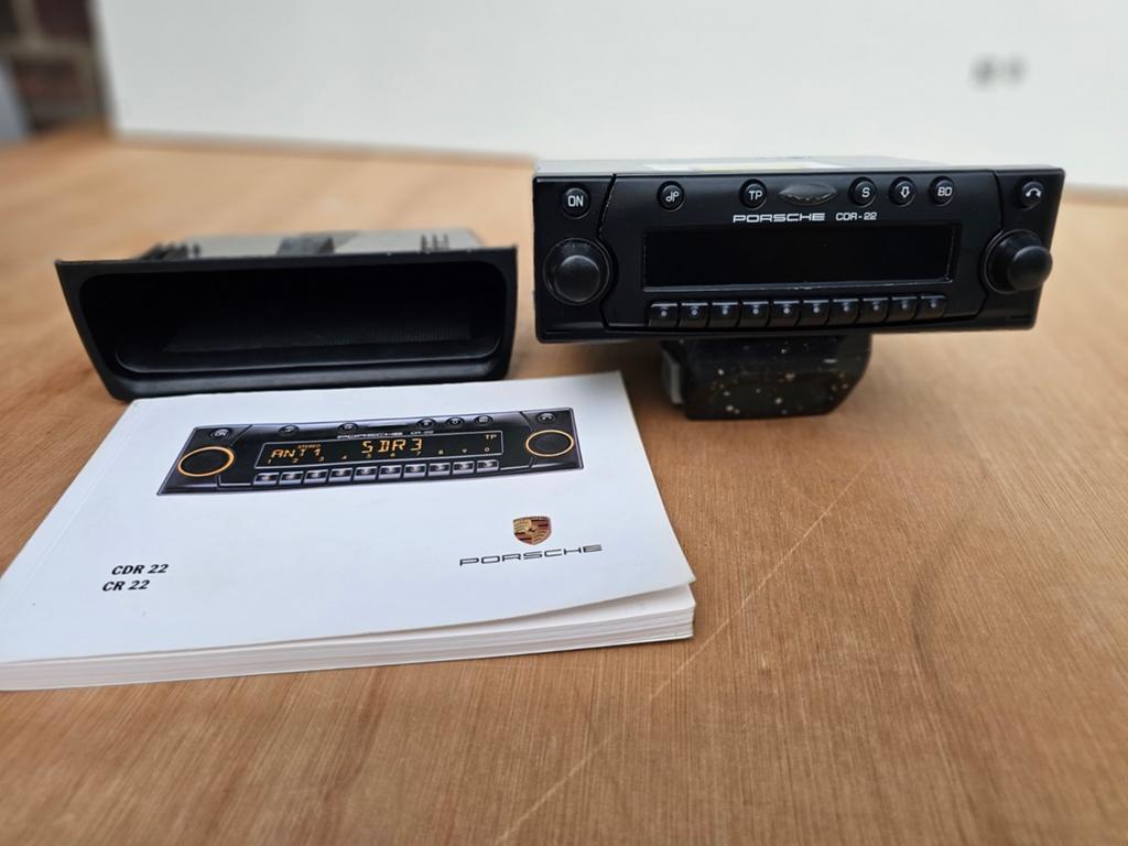 Porsche 996 / Boxster 986 CDR-22 Becker radio + handleiding, Auto diversen, Autoradio's, Ophalen of Verzenden