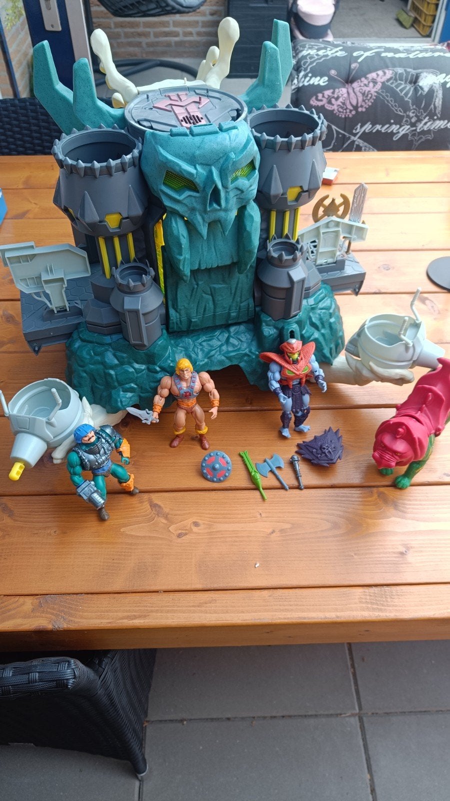 He-Man Masters of the universe Castle of Greyskull, Kinderen en Baby's, Ophalen of Verzenden, Zo goed als nieuw