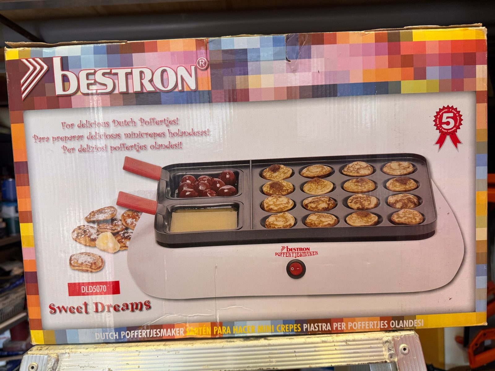 Bestron Poffertjesmaker DLD5070 - Nieuw in doos, Ophalen of Verzenden, Nieuw