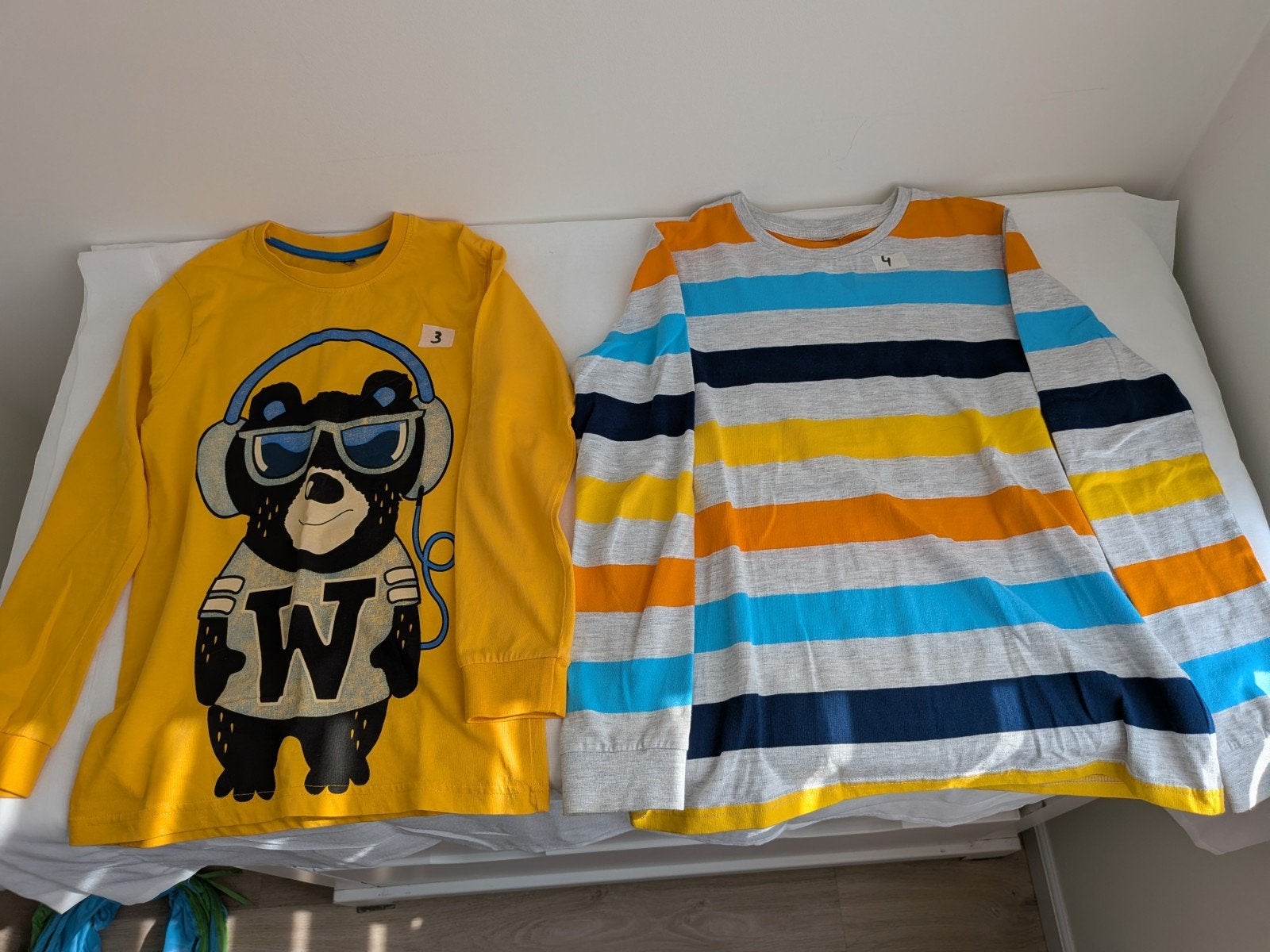 2x Longsleeves voor jongens, maat 134-146, Kinderen en Baby's, Gebruikt, Ophalen of Verzenden, Shirt of Longsleeve, Onbekend