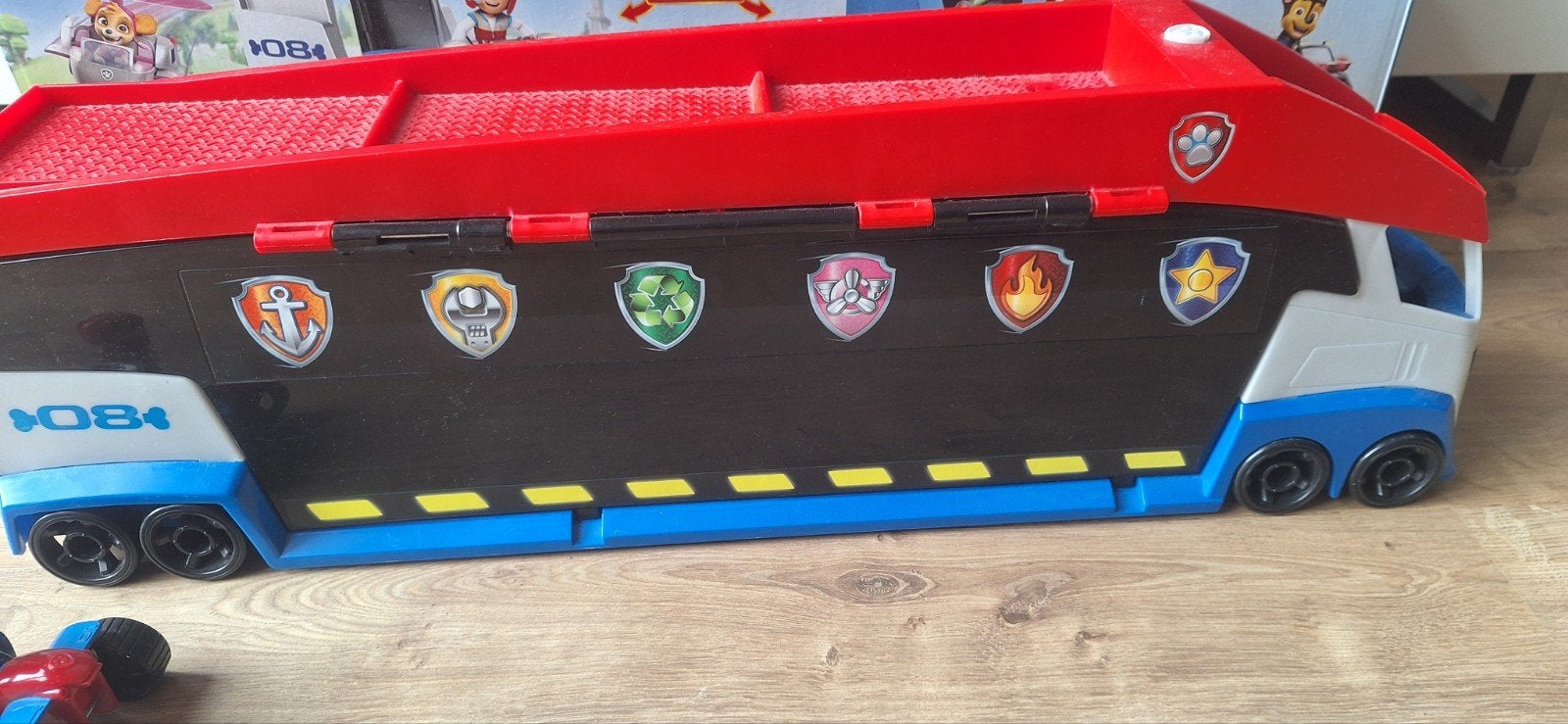Paw Patrol Bus met Rider figuur, Ophalen, Gebruikt