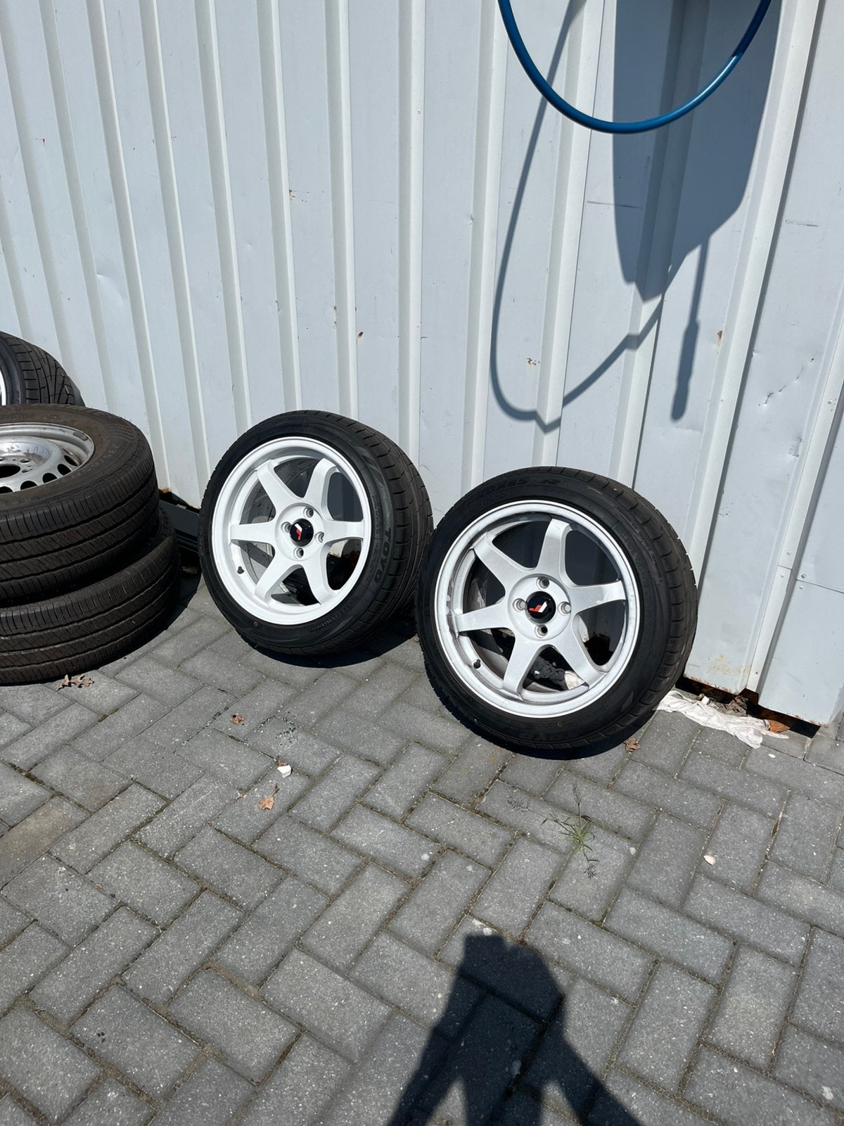Japan racing jr3 velgen wit 16 inch, Ophalen of Verzenden
