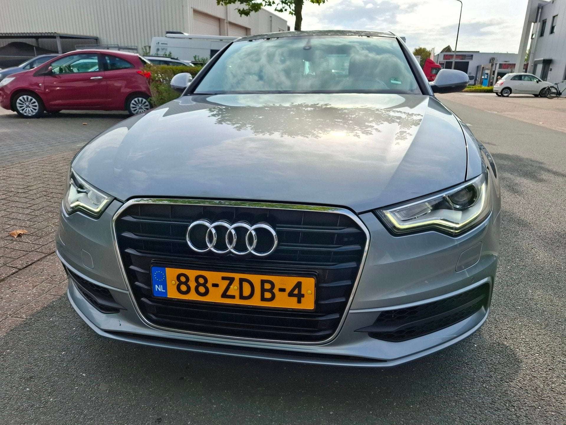 Audi A6 Limousine 2.0 TFSI S-Line AUTOMAAT/CLIMA/CRUISE/NAVI, Euro 5, Gebruikt, Zwart, 4 cilinders