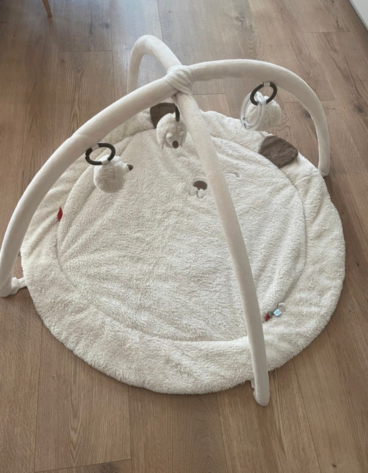 Zacht speelkleed met babygym in de vorm van een beer, Ophalen, Zo goed als nieuw, Speelkleed