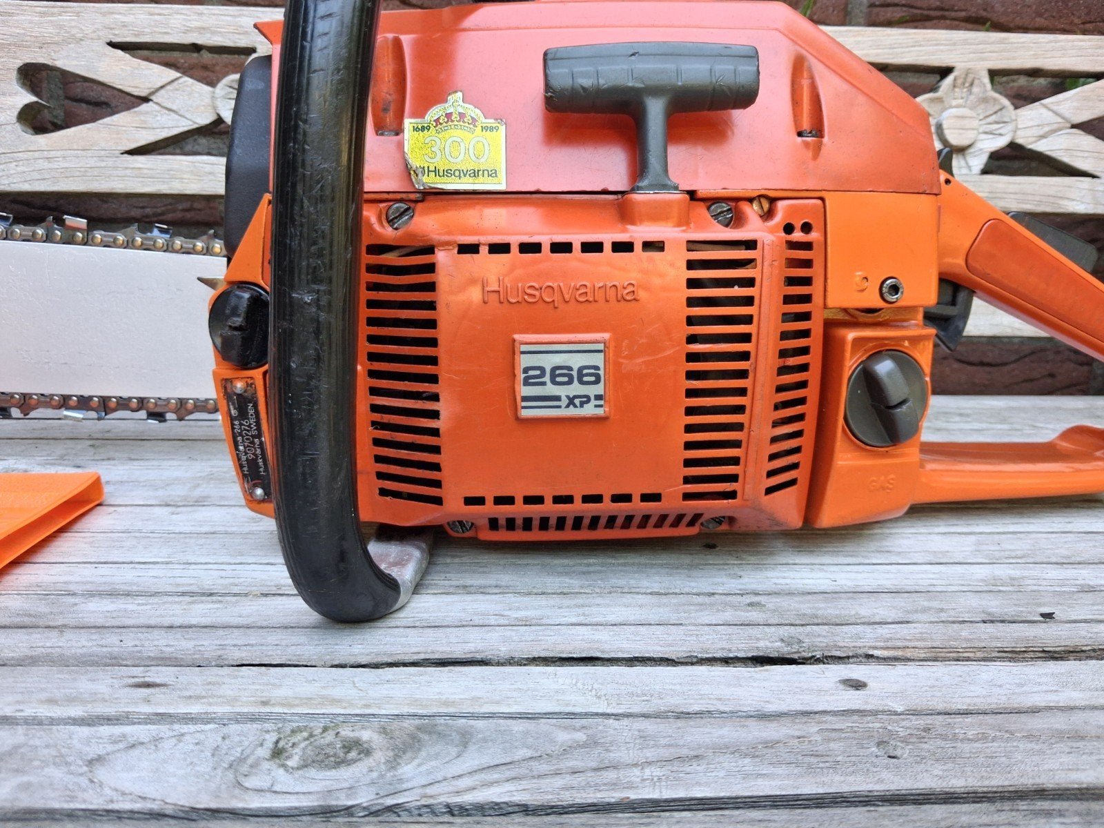 super mooie husqvarna 266xp kettingzaag, Ophalen of Verzenden, Gebruikt, Husqvarna