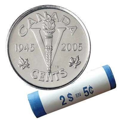 Canada - 5 cent 1945/2005 - Uncirculated, Postzegels en Munten, Verzenden, Noord-Amerika, Losse munt